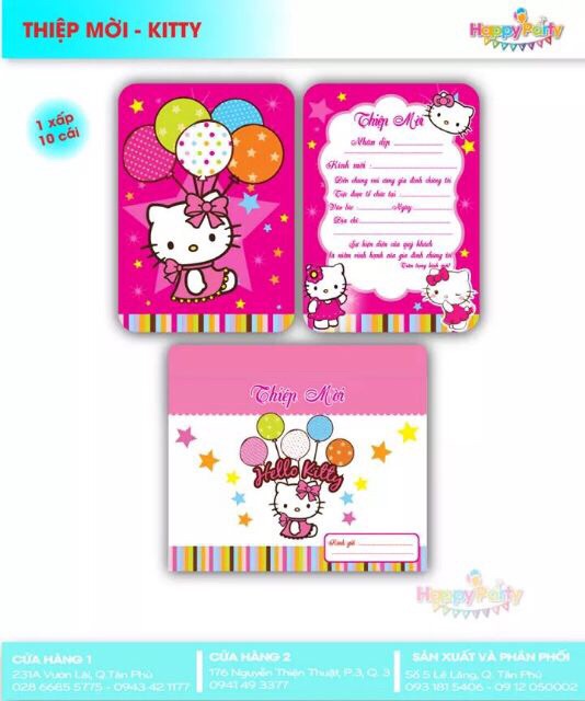 Thiệp sinh nhật cho bé gái