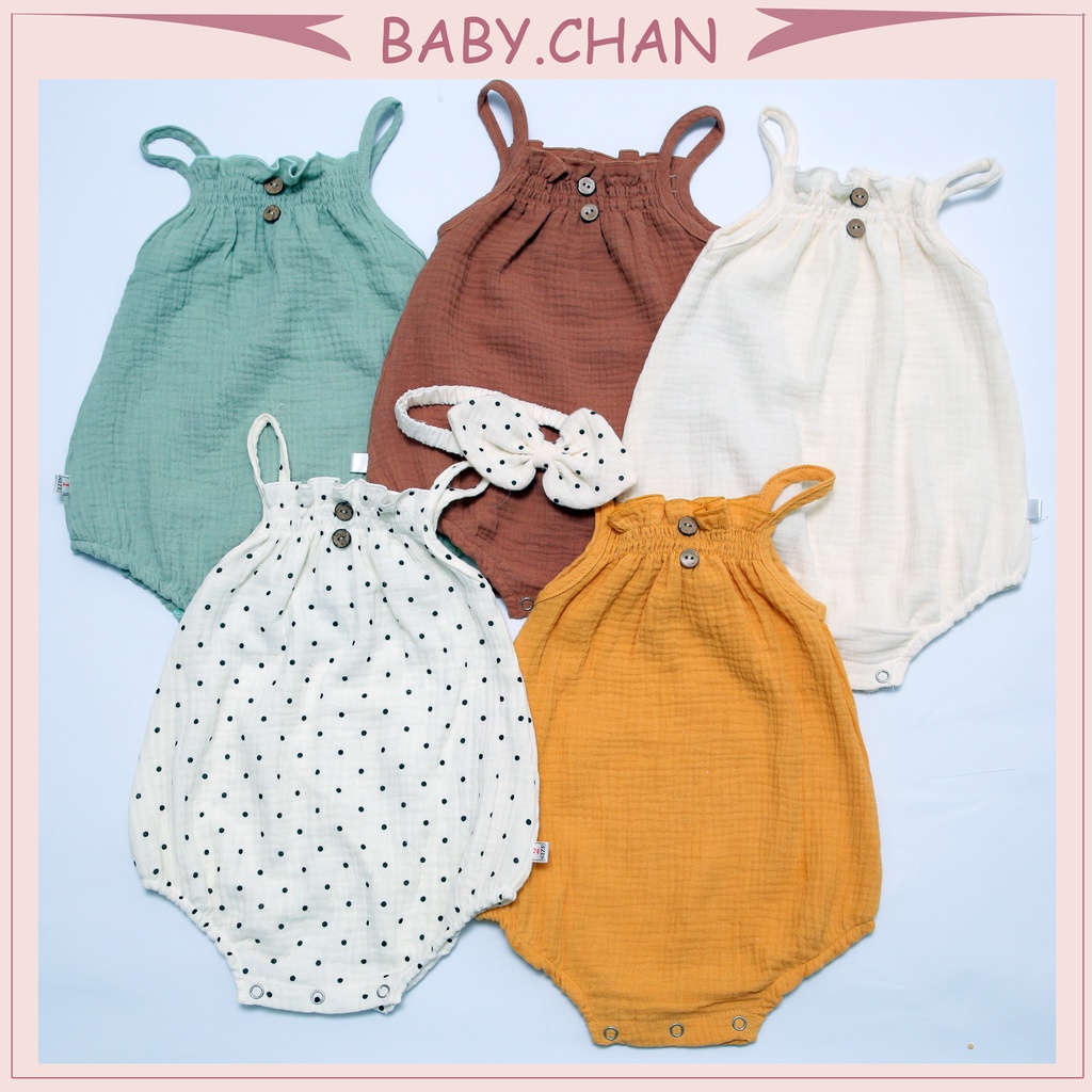 Bodysuit áo liền quần bé gái cho bé gái sơ sinh trẻ em