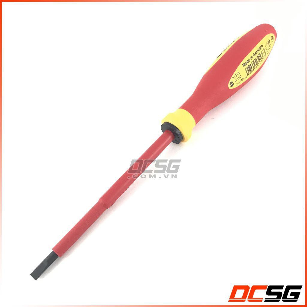 Tuốc nơ vit dẹp 6.5x150mm cách điện 1000V Sata 61315