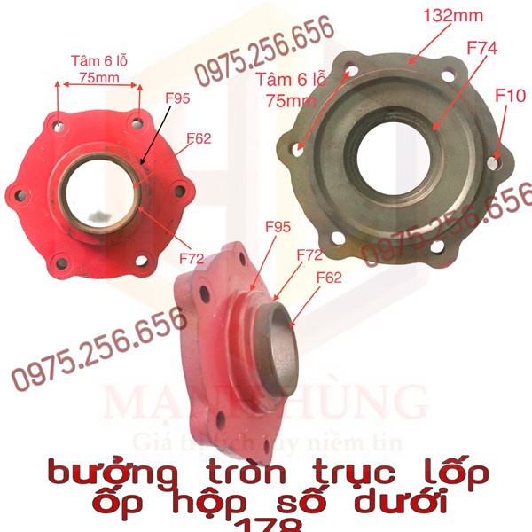 Bưởng tròn trục lốp ốp hộp số dưới 178
