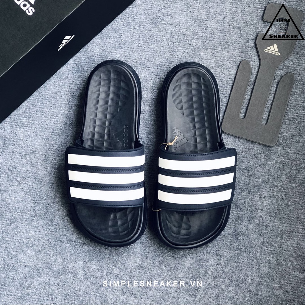 Dép Adidas Duramo Slides Chính Hãng 💙SIMPLE SNEAKER💙 Adidas Duramo Dép Quai Ngang Thể Thao Nam Nữ Auth Full Box