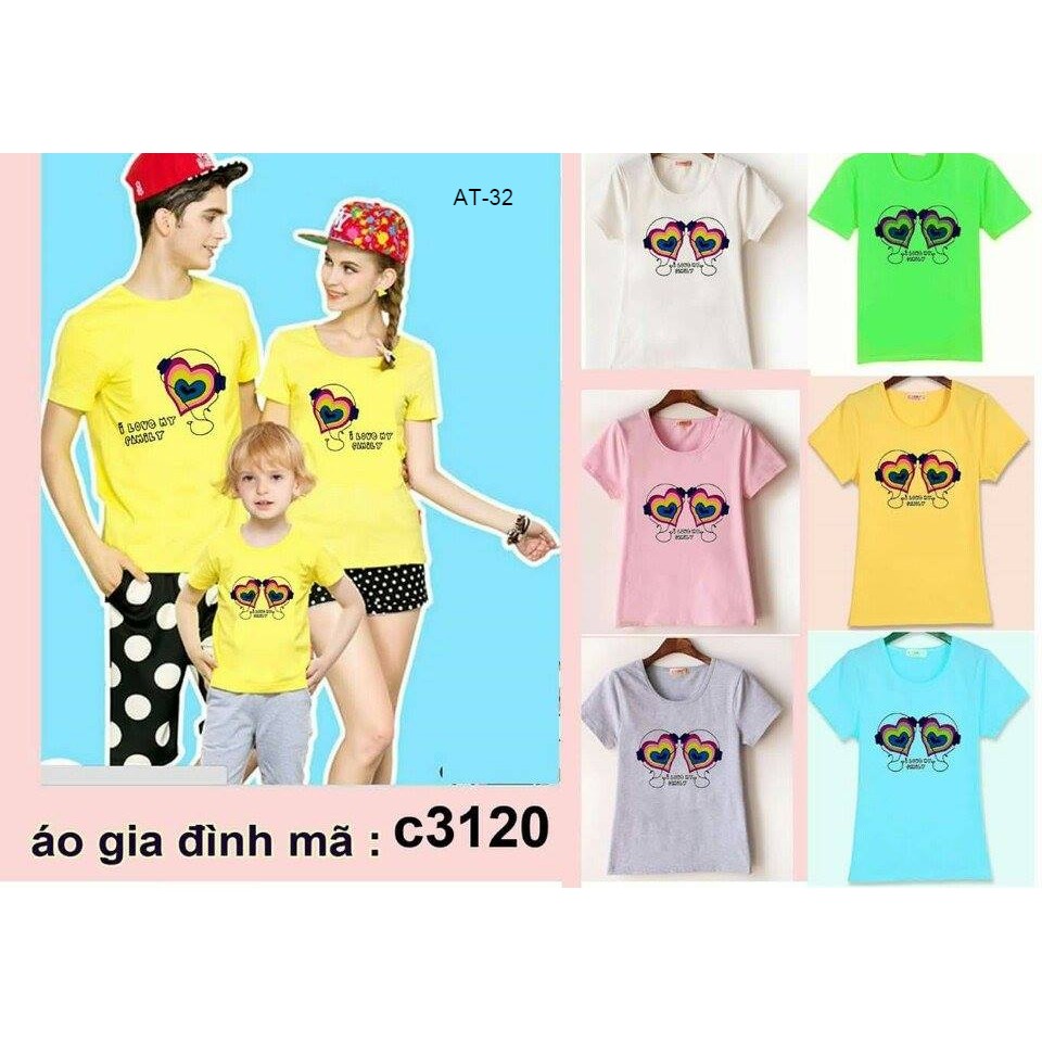Áo gia đình I love You