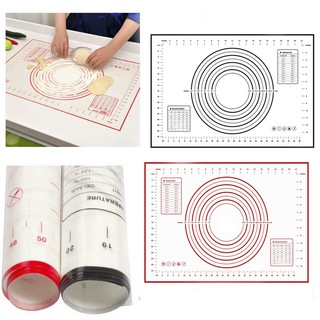 Thảm cuộn, tấm lót silicon nhào bột kích thước 40 x 60 cm