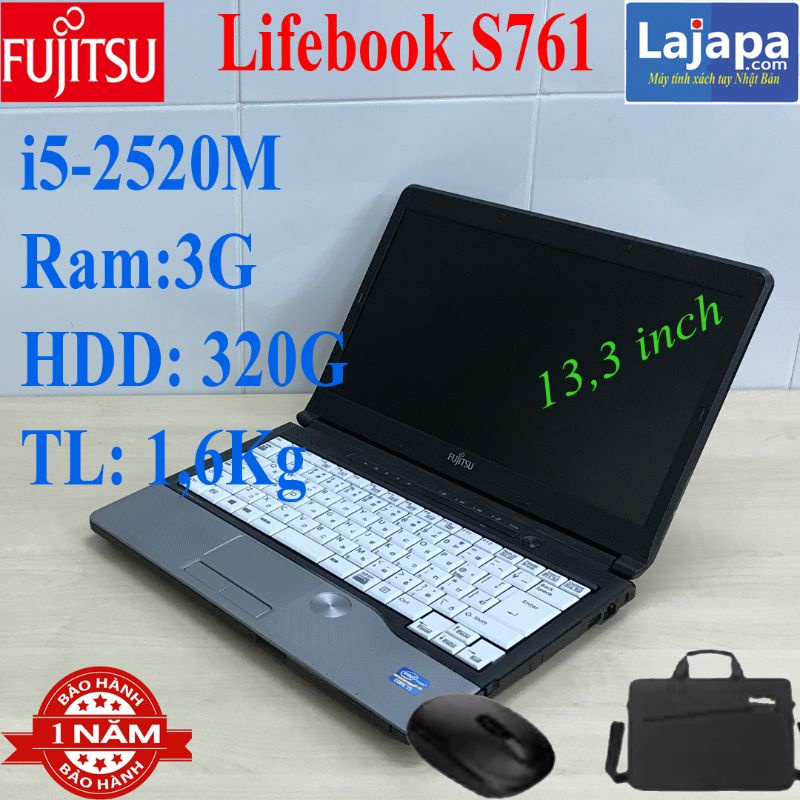 [Thanh Lý] laptop Fujitsu lifebook s761 i5-2520m chỉ lỗi chuột | BigBuy360 - bigbuy360.vn