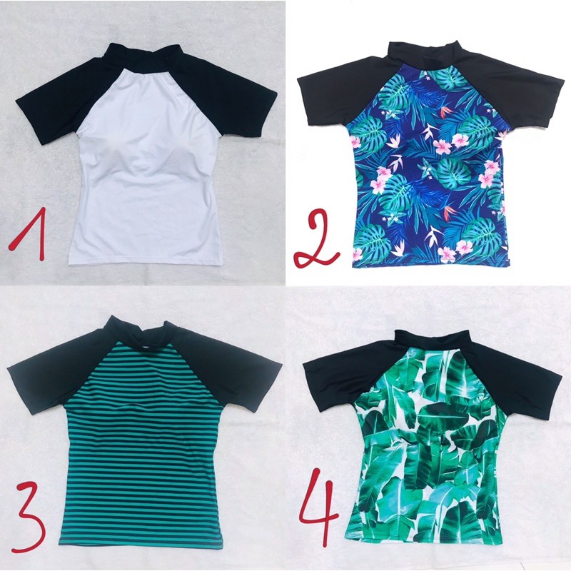 6 Mẫu Áo Bơi Nữ Sẵn Mút Ngực Hoạ Tiết Hàng Shop Đẹp Free Size 40-60 ký