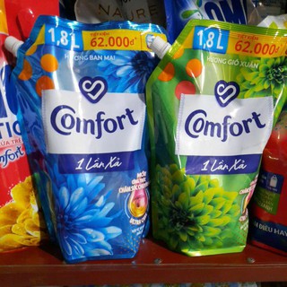 Nước xả vải Comfort 1 Lần Xả Hương Ban Mai túi 1.8ML
