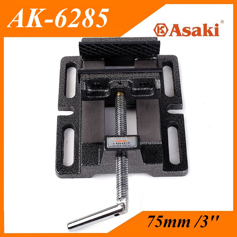 Ê tô bàn khoan 75mm/3'' Asaki AK-6285 - Độ mở tối đa 75mm