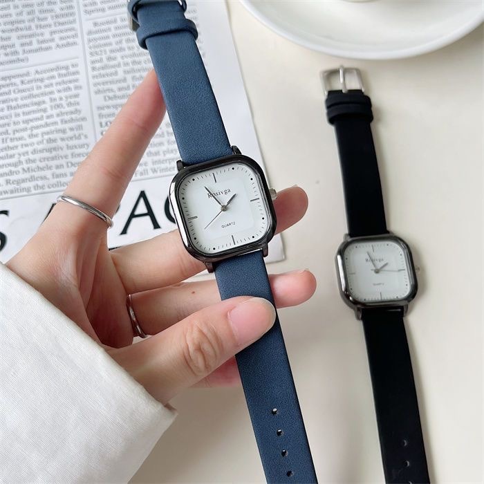 Đồng Hồ Nam Nữ Mặt Vuông Dây Da Hiệu ROSIVGA | BigBuy360 - bigbuy360.vn