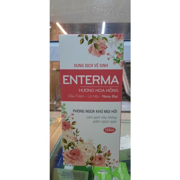 Dung dịch vệ sinh ENTERMA 150ml hương hoa hồng thơm ngát