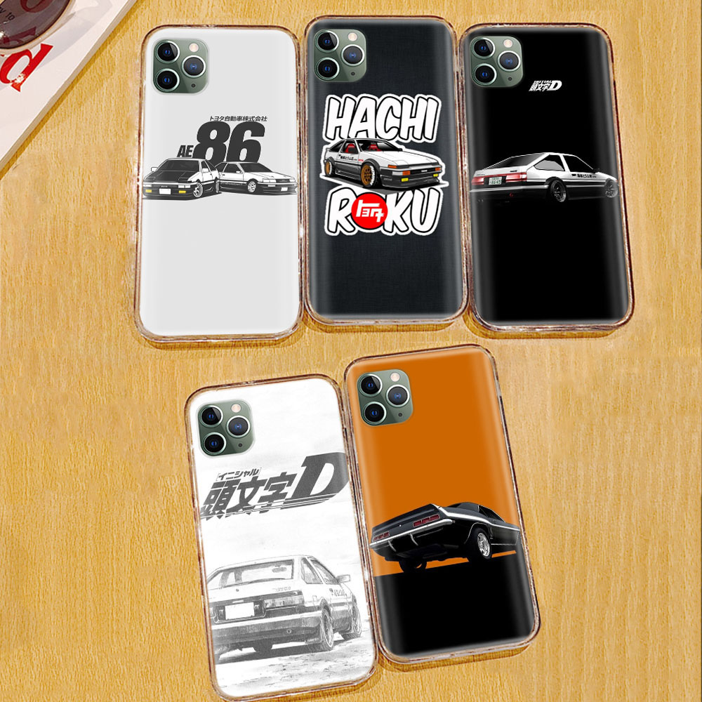 Ốp Điện Thoại Màu Trong Suốt Ta144 INITIAL D Cho ASUS ZenFone Pegasus Live M2 4 Shot 5 5Z 4S M1 Pro Max Selfie Lite Plus