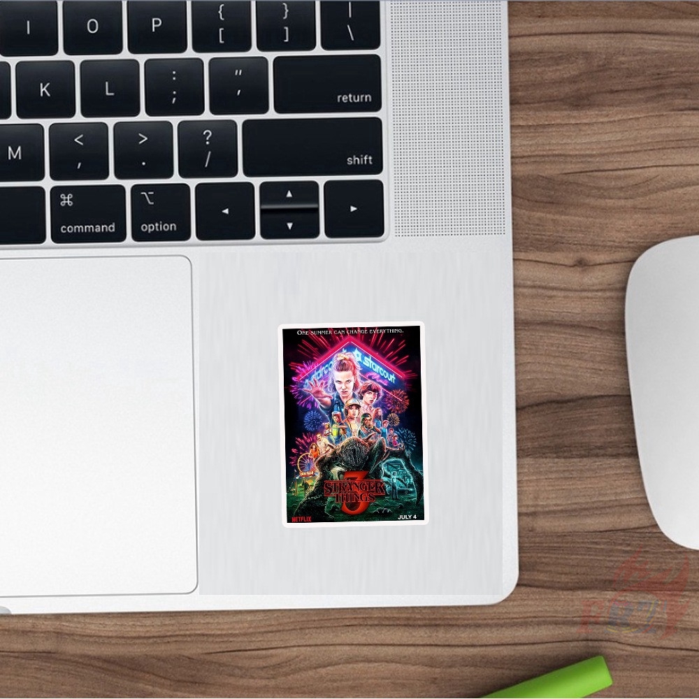 ❉ Hình Dán Poster Phim Stranger Things - Series B Mini ❉ Set 25 Sticker Dán Trang Trí TV