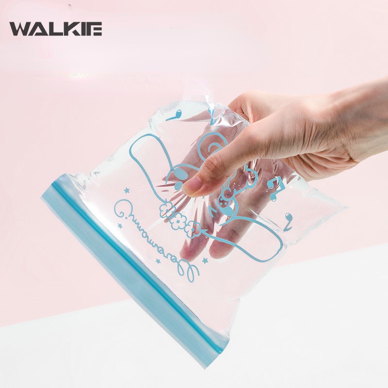 SANRIO Túi Zip Bảo Quản Thực Phẩm Có Thể Tái Sử Dụng