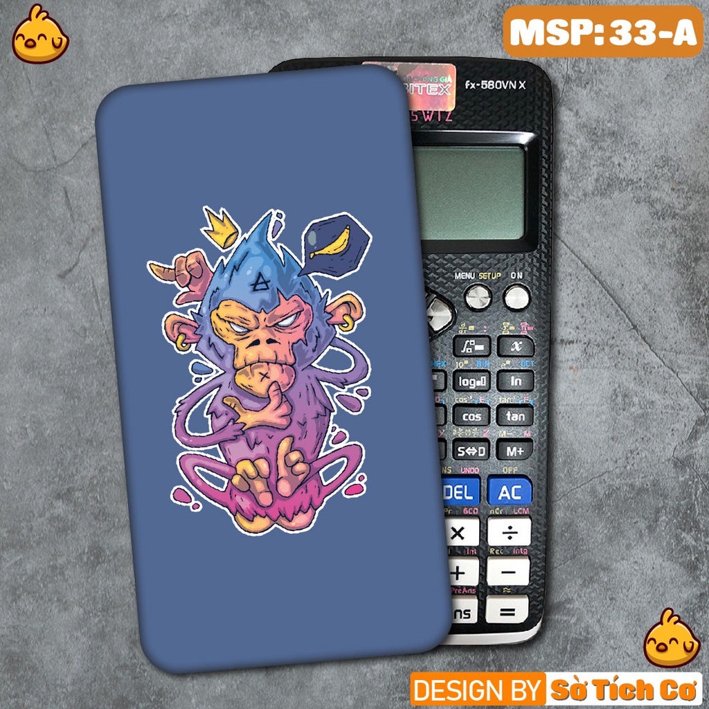 Miếng decal dán máy tính fx-570, fx-580, fx-880, Casio, Vinacal,... Monster MSP: 33