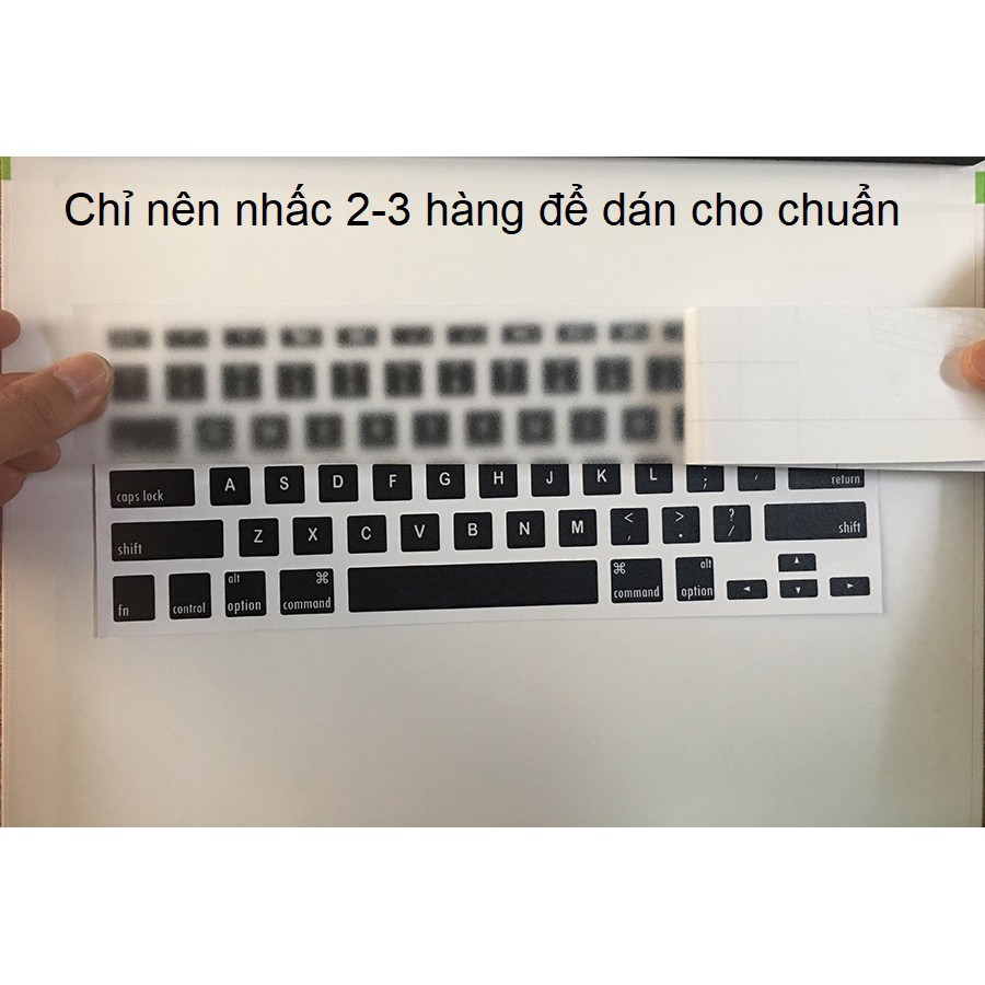 Dán bàn phím cho Macbook ( đủ dòng )