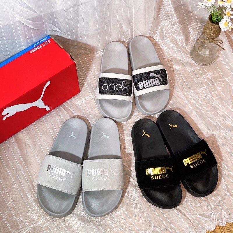 Dép Puma Đen, Xám, mang cực đẹp, cực êm