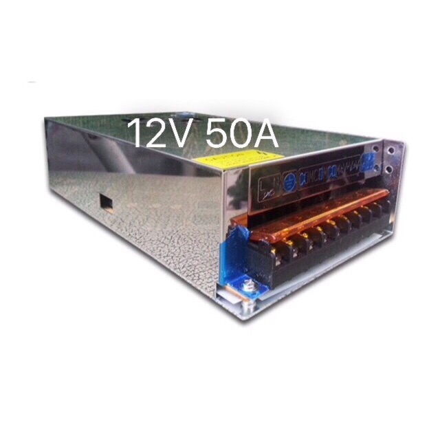 Nguồn 12V - 50A có quạt (new)