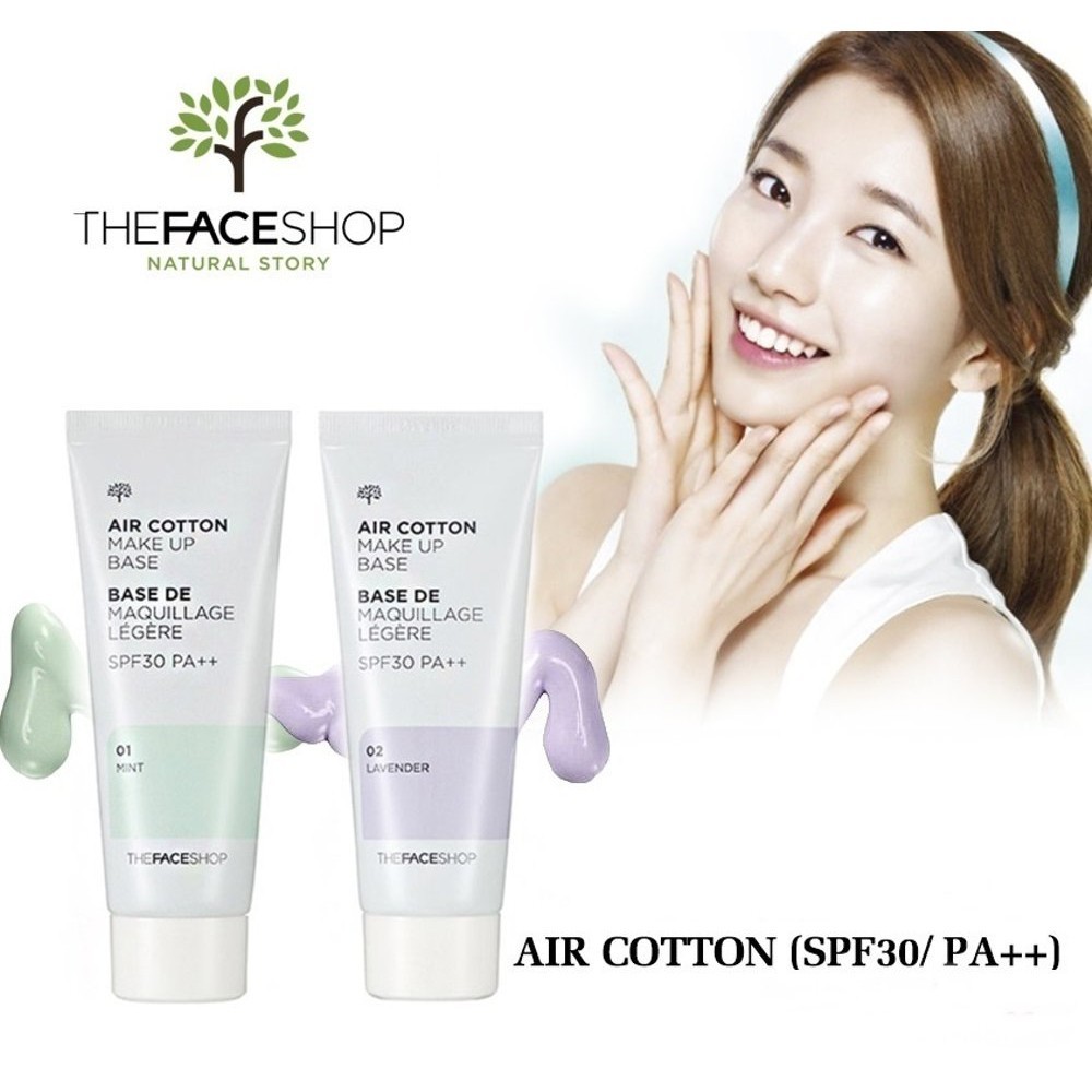 Kem Lót Kiềm Dầu Và Hiệu Chỉnh Tông Da The Face Shop SPF30