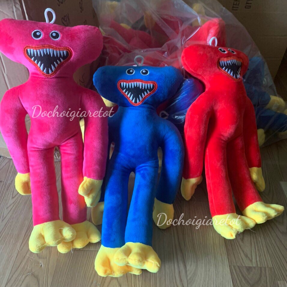 Gấu bông móc khóa Huggy Wuggy quà tặng thú nhồi bông nhân vật hoạt hình Poppy Playtime 27-30cm