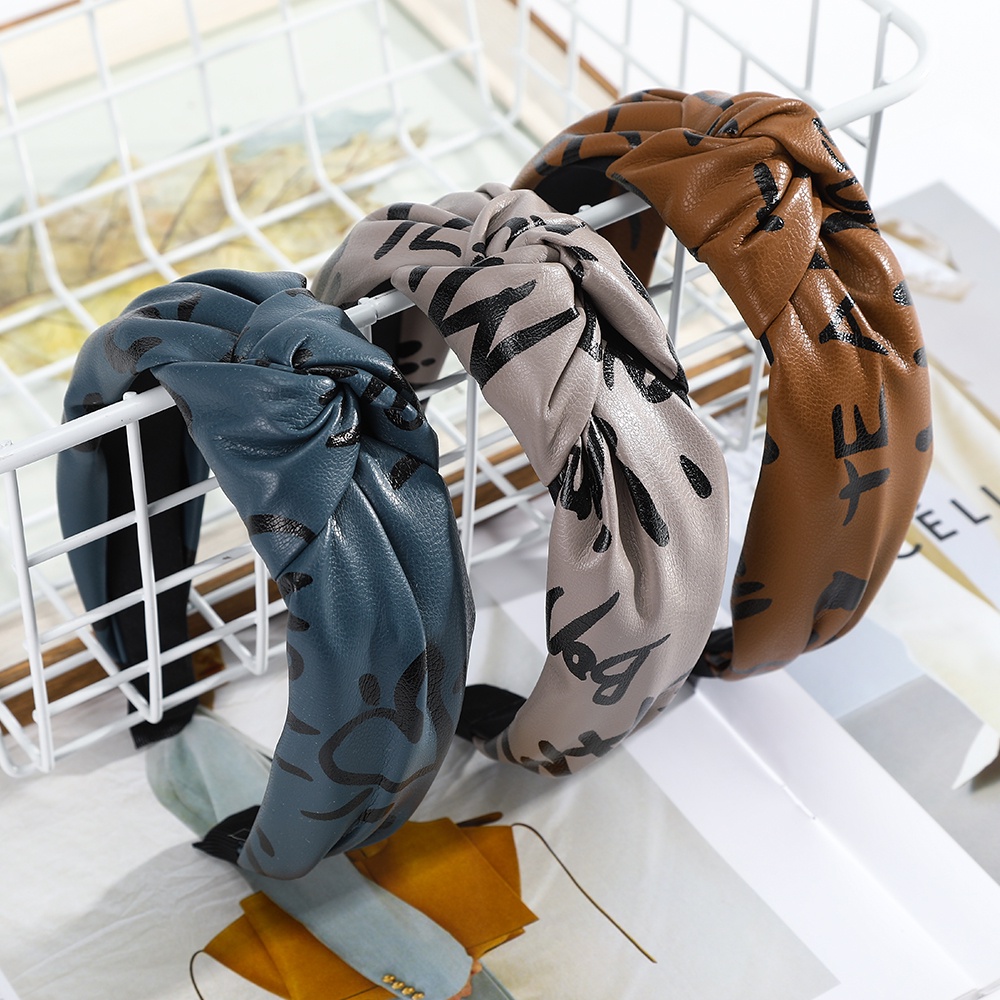 Cài Tóc Haimeikang Bằng Da Phong Cách Hàn Quốc Hợp Thời Trang