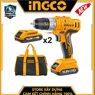 Máy khoan vặn vít dùng pin 16.8v ingco cdli1612 - hàng chính hãng