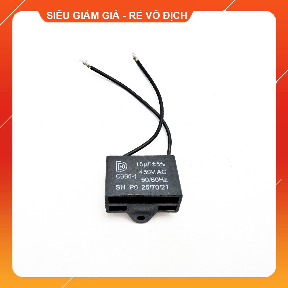 Tụ quạt điện 1.5uf, 3uf