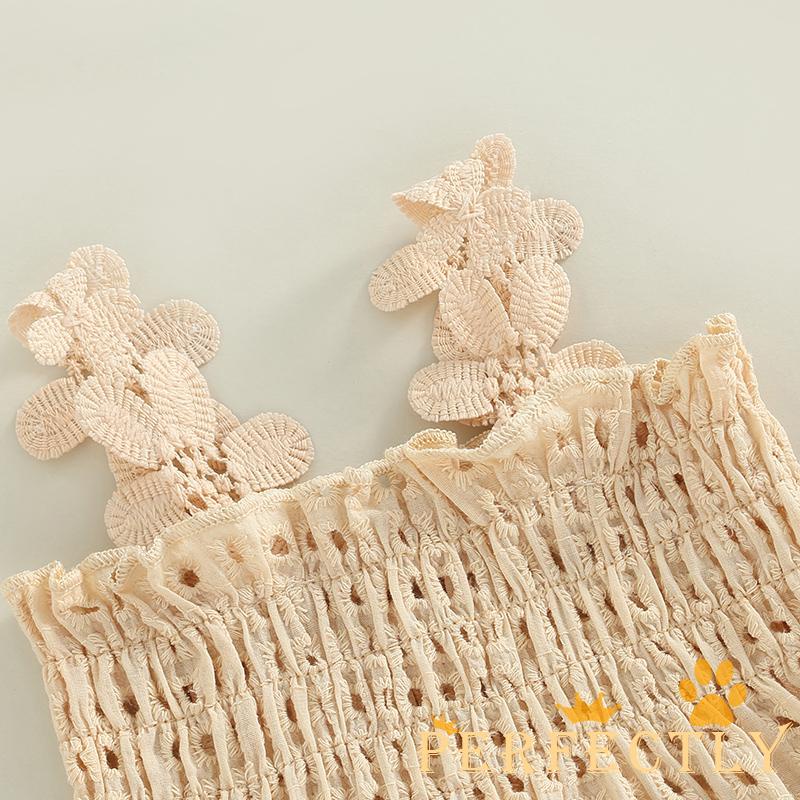 Set Đồ Mùa Hè Gồm Áo Ba Lỗ Xếp Ly + Quần Ngắn Co Giãn Màu Trơn Cho Bé Gái