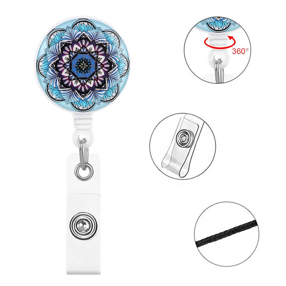 Daphne Kẹp Giữ Thẻ ID/Thẻ ID Thiết Kế Xoay 360 Độ Siêu Bền Tiện Dụng Cho Bác Sĩ