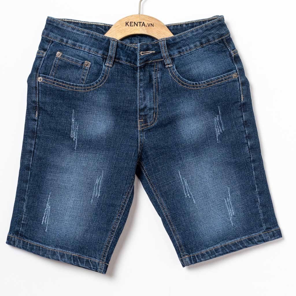 Quần short jean năng động chất vải co dãn KENTA QSJ0008