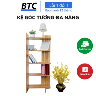 KỆ GÓC TƯỜNG GỖ ÉP CÔNG NGHỆP CAO CẤP -  5 TẦNG BỀN ĐẸP CHẮC CHẮN GỖ NHẬP KHẨU MDF- BẢO HÀNH 12 THÁNG BTC.8686