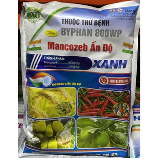 Sản phẩm mancozeb xanh ấn độ gói 1kg bảo vệ cây trồng