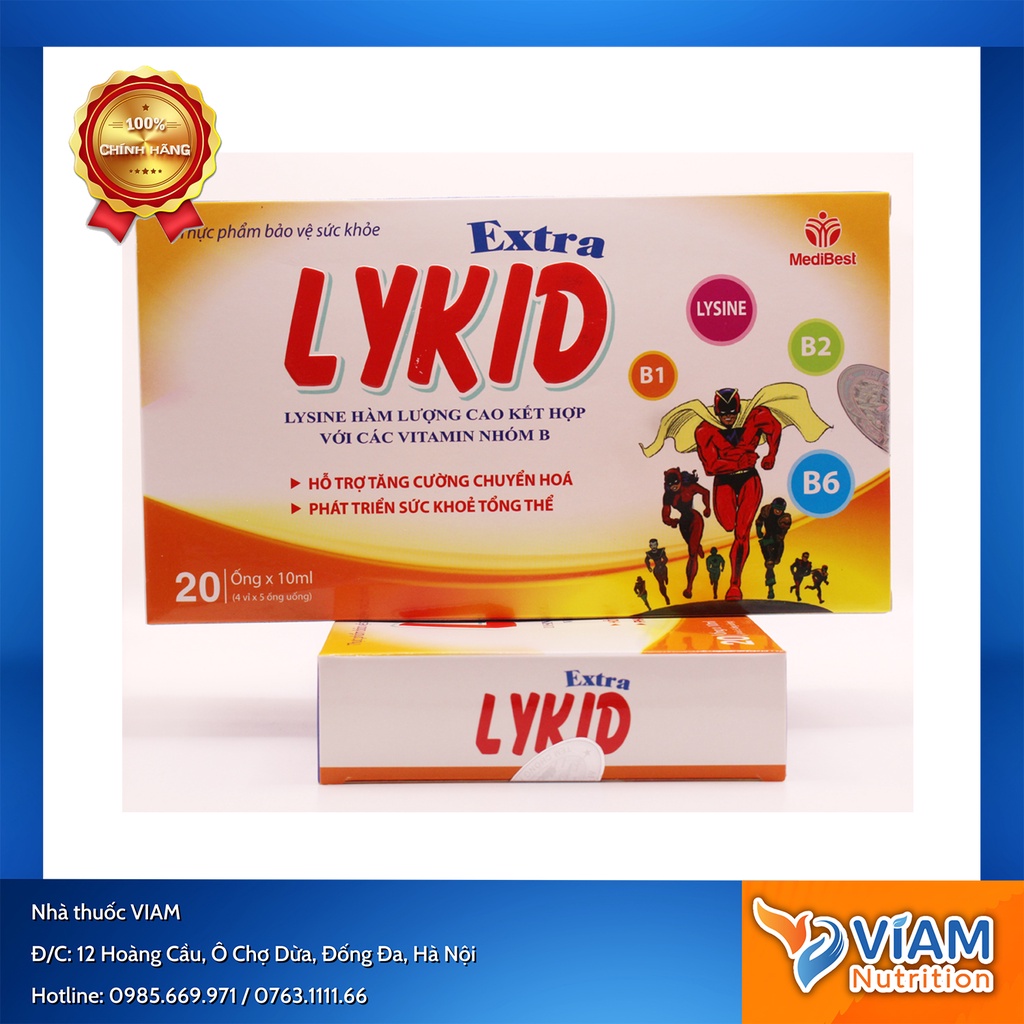 Hỗ trợ tăng cường chuyển hóa - Lykid Extra