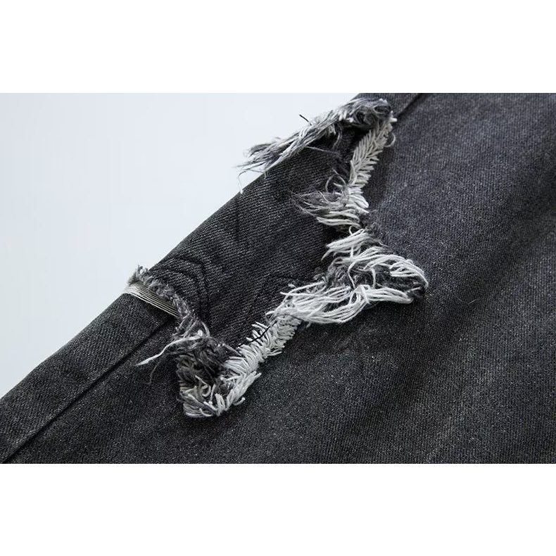 Quần Jean Dài Ống Rộng Thiết Kế Đơn Giản Thời Trang Nhật Hàn Trẻ Trung Cho Nam