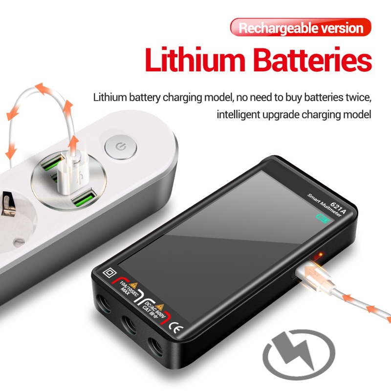 Đồng Hồ Vạn Năng Kỹ Thuật Số T-RMS Tự Động Chuyên Nghiệp NCV 9999