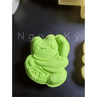 NQ00981 (N1+L3) - KHUÔN TRUNG THU LÒ XO MÈO THẦN TÀI 50G