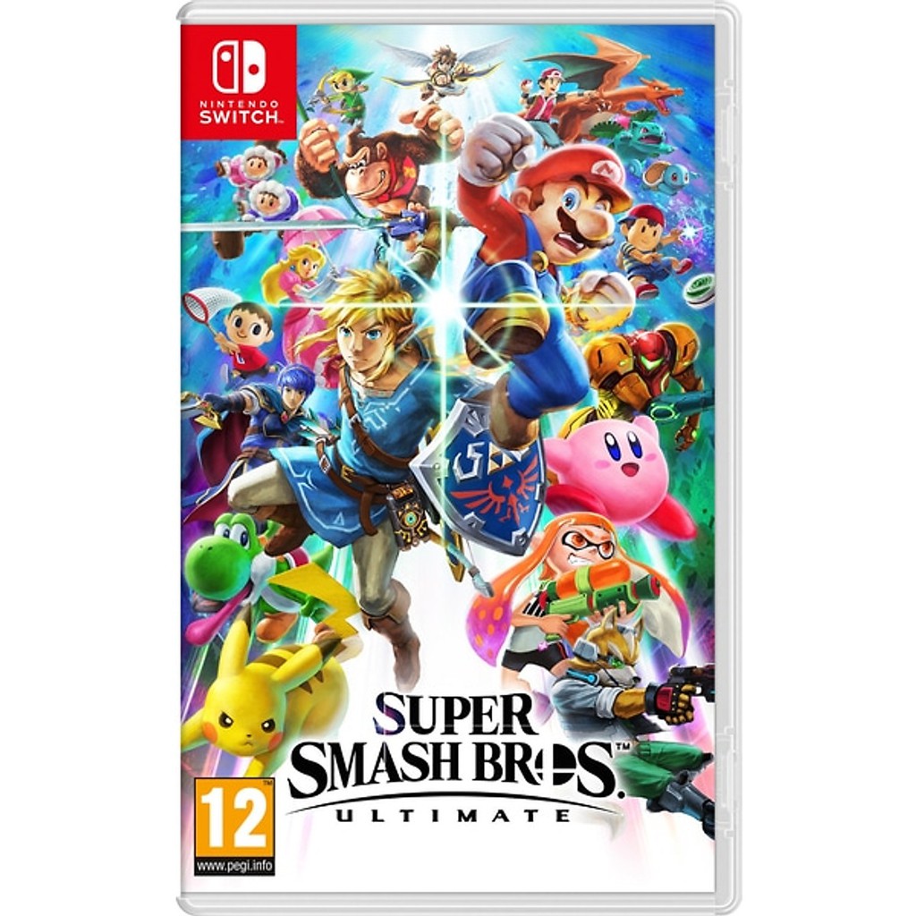 [Mã ELHAMS5 giảm 6% đơn 300K] Máy Nintendo Switch TẶNG Super Smash Bros + Tặng miếng dán cường lực [Pin Lâu Hơn]