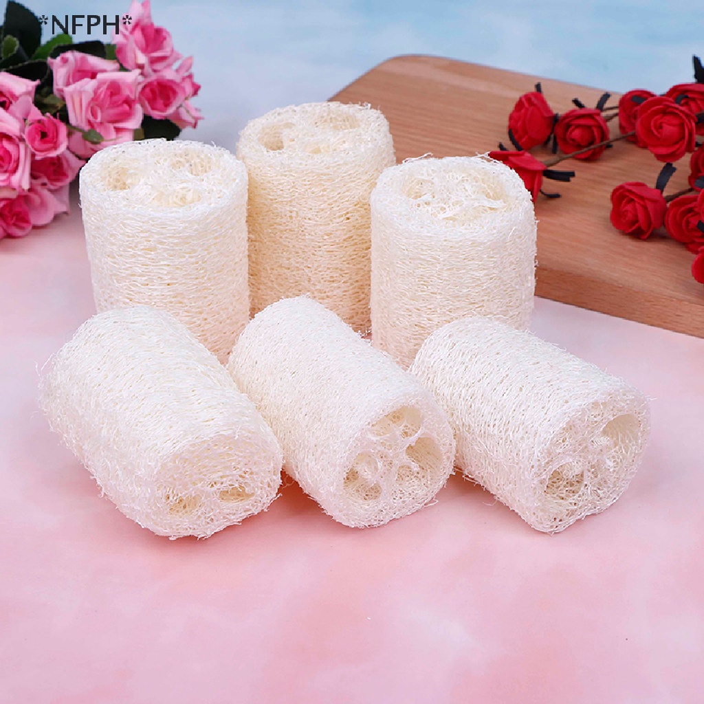 Set 6 Miếng Xơ Mướp Tự Nhiên Chà Rửa Vệ Sinh Nhà Bếp / Spa [Hot]