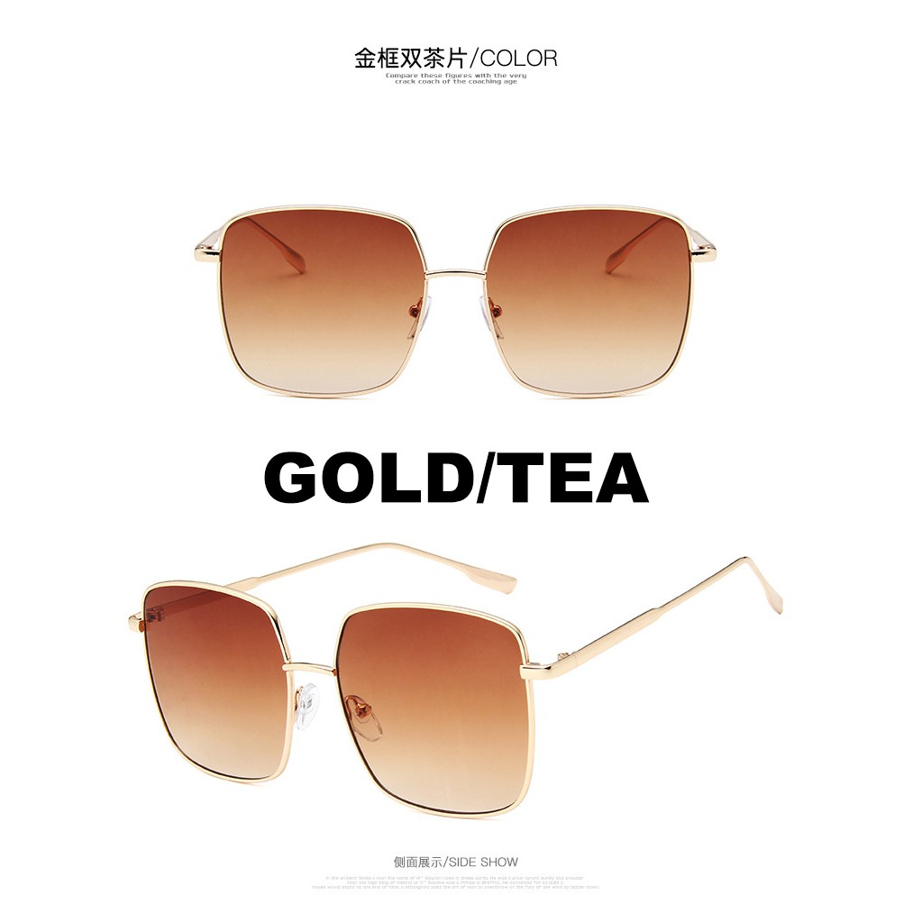 Kính mát gọng kim loại phong cách Vintage