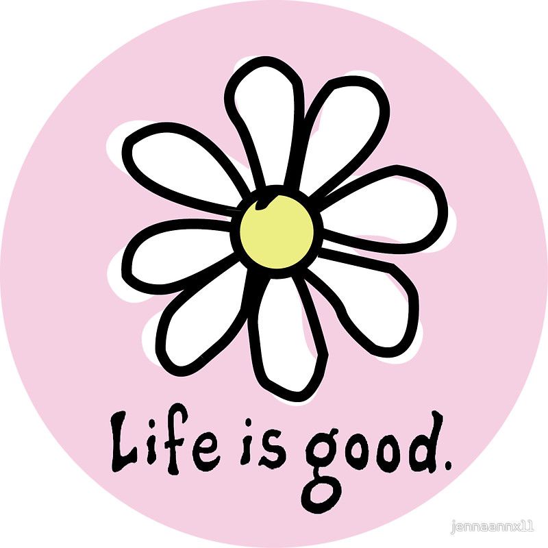 Hình dán Sticker life is good dán mũ bảo hiểm, điện thoại, máy tính