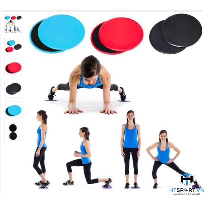 Đĩa Tập Yoga, Bộ 2 Đĩa Chống Trượt Gliding Disc, Hổ Trợ Luyện Tập Yoga Thể Hình Tại Nhà Cao Cấp