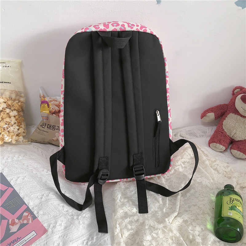 Balo đi học PRETTYZYS 2021 kích thước 14 inch phong cách hàn quốc dành cho nữ sinh