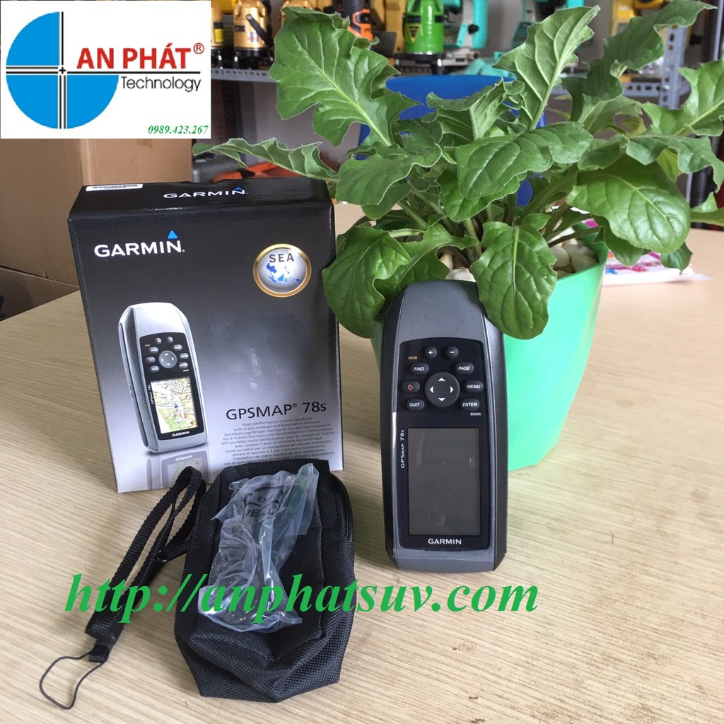 Máy định vị GPS Garmin Map78S-Máy đo diện tích đất garmin Map78S