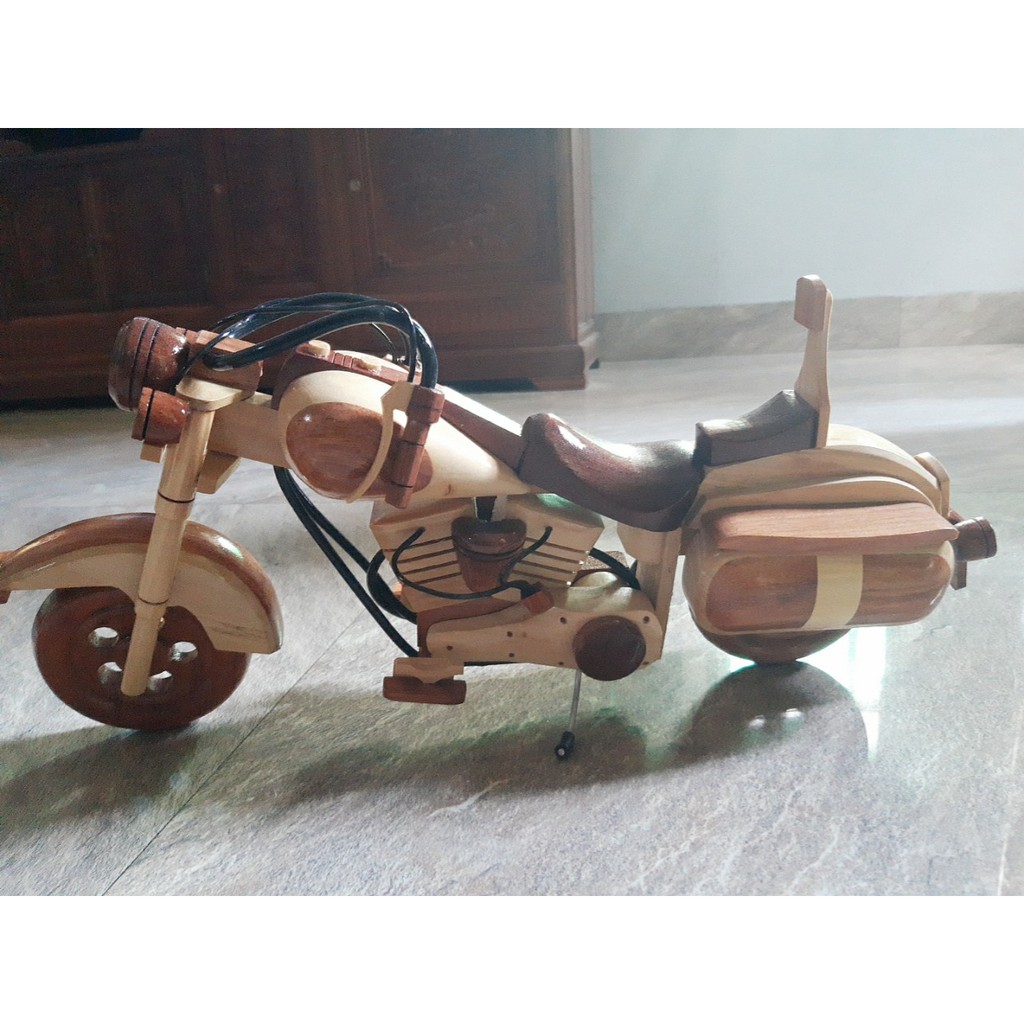 Mô Hình Xe Máy Bằng Gỗ