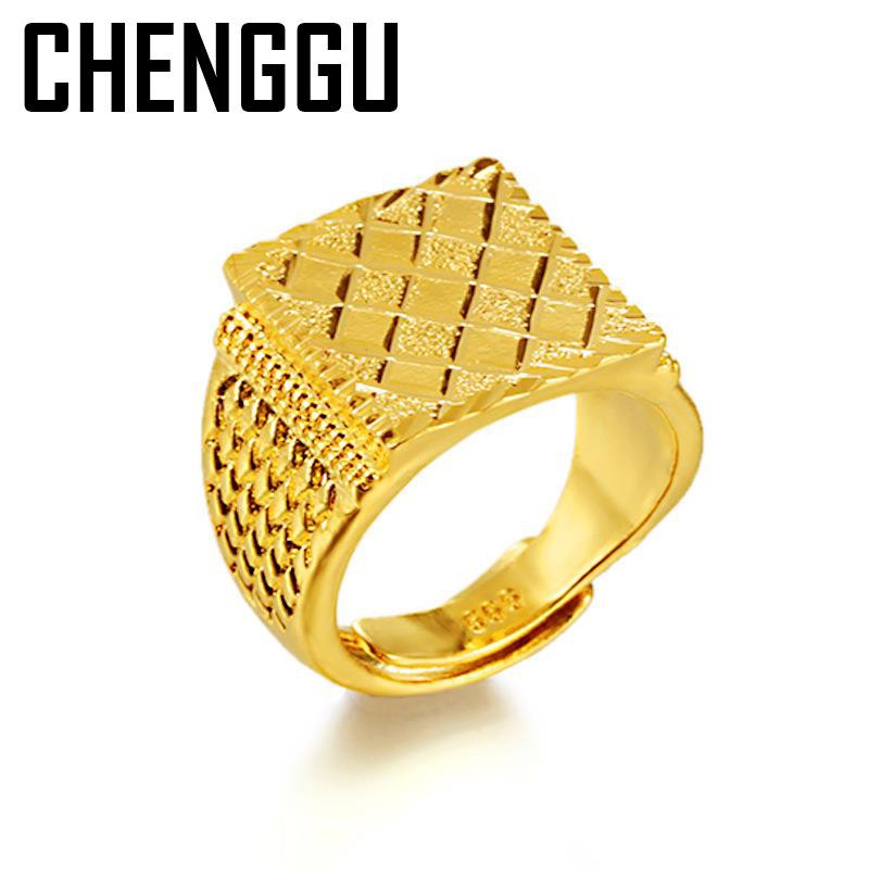 Nhẫn Mạ Vàng / Bạc 925 14k Đính Đá Zircon Sang Trọng Cho Nam