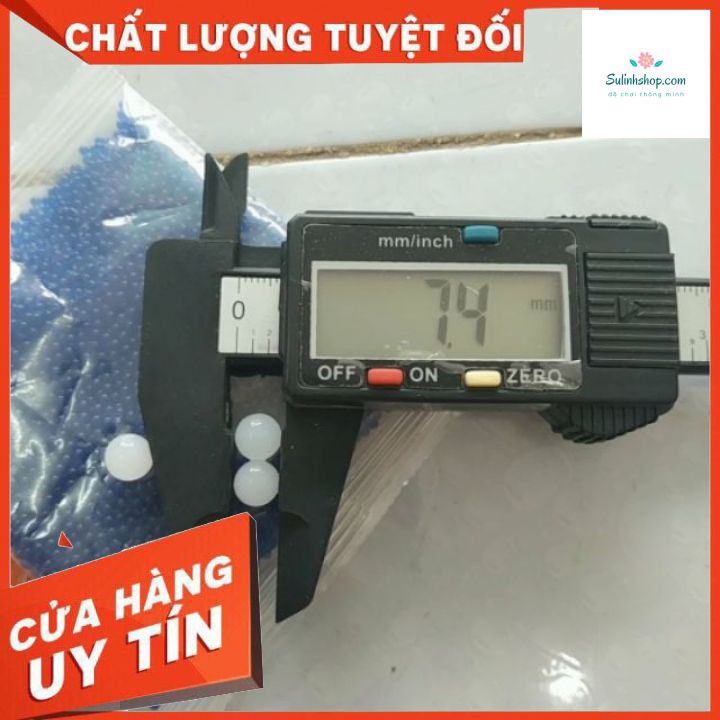 Gói Hạt nở Trắng Đục 7-8mm chuẩn 10.000v cho mô hình đồ chơi vận động thể thao