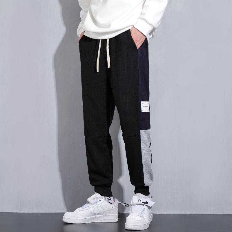 Quần Dài Thể Thao Dáng Rộng Có Túi Sau Lưng Thời Trang Mùa Thu Cho Nam