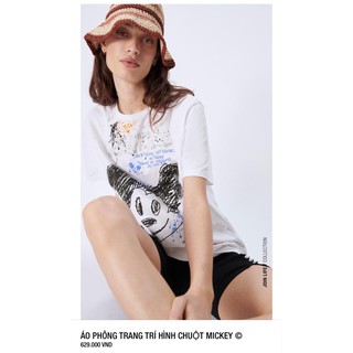 Áo Thun ZR Phun Sơn Mickey