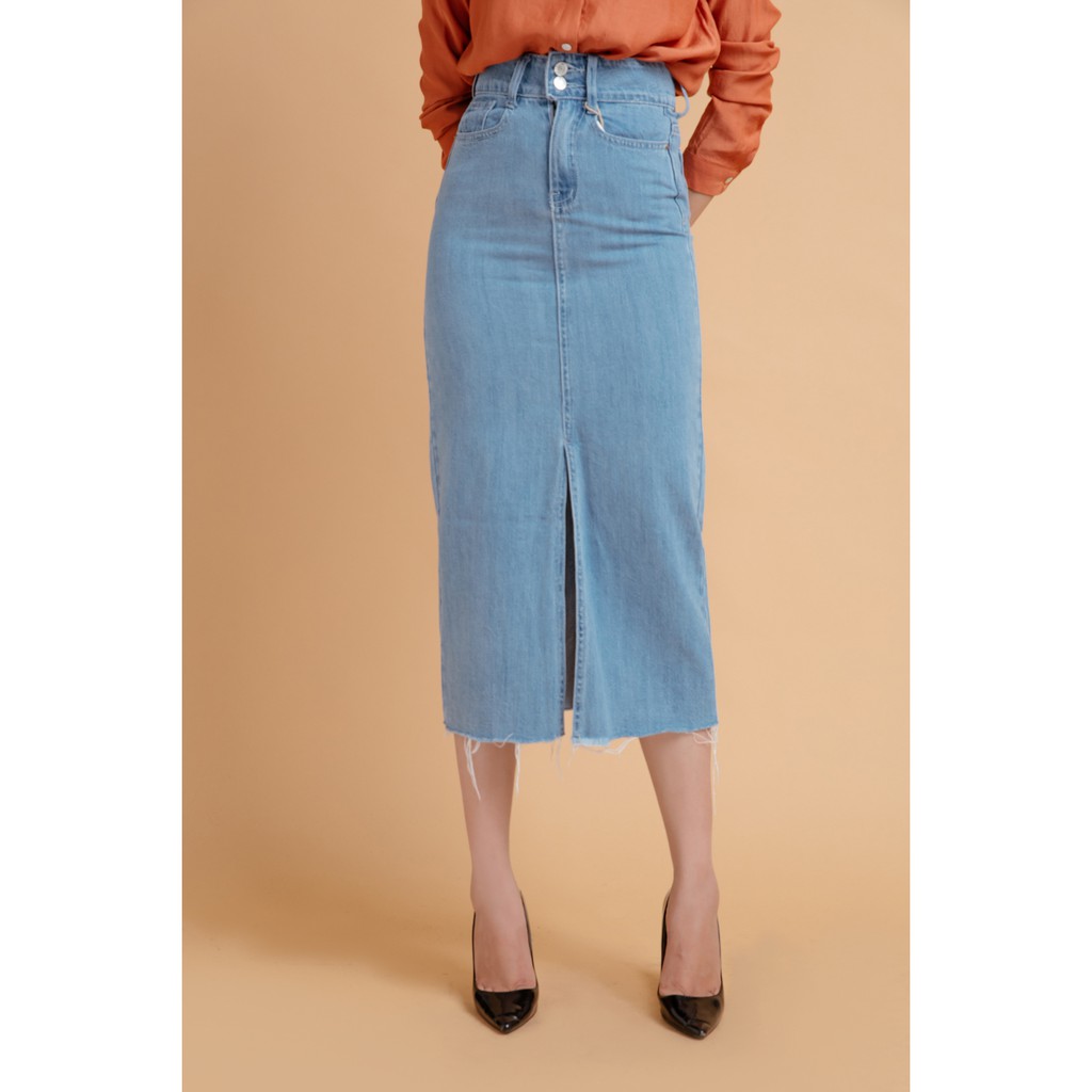 Chân váy Jean xẻ vạt trước - 20Again | BigBuy360 - bigbuy360.vn