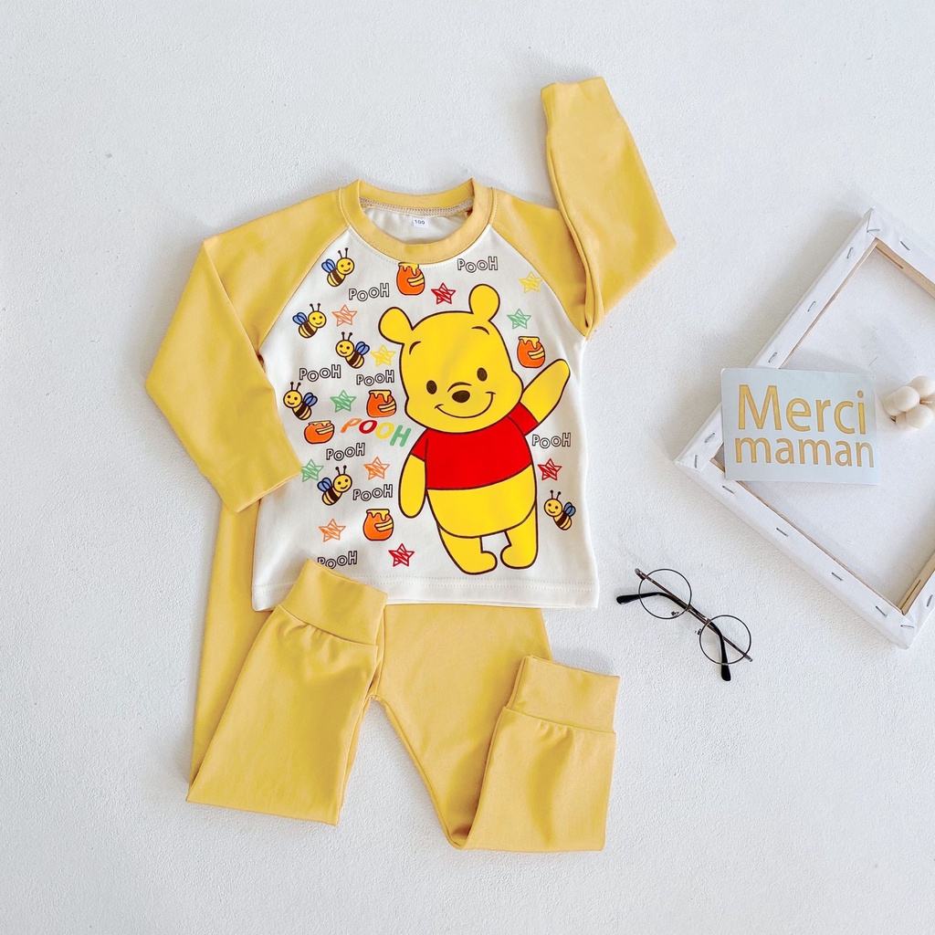 BỘ ĐỒ THU ĐÔNG CHO BÉ GÁI BÉ TRAI MẪU CHUỘT VÀ GẤU