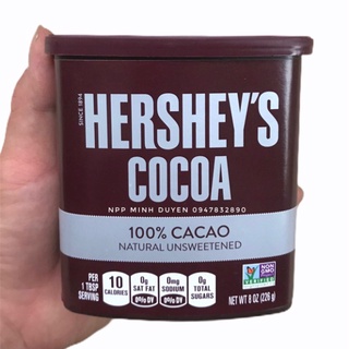 -- cacao hershey nguyên chất 100% usa - bột cacao nguyên chất - khối lượng 226gr