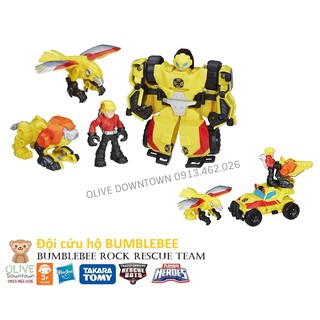 Đội cứu hộ BUMBLEBEE đầy đủ nhân vật & phụ kiện - TRANSFORMERS Bumblebee Rock Rescue Team